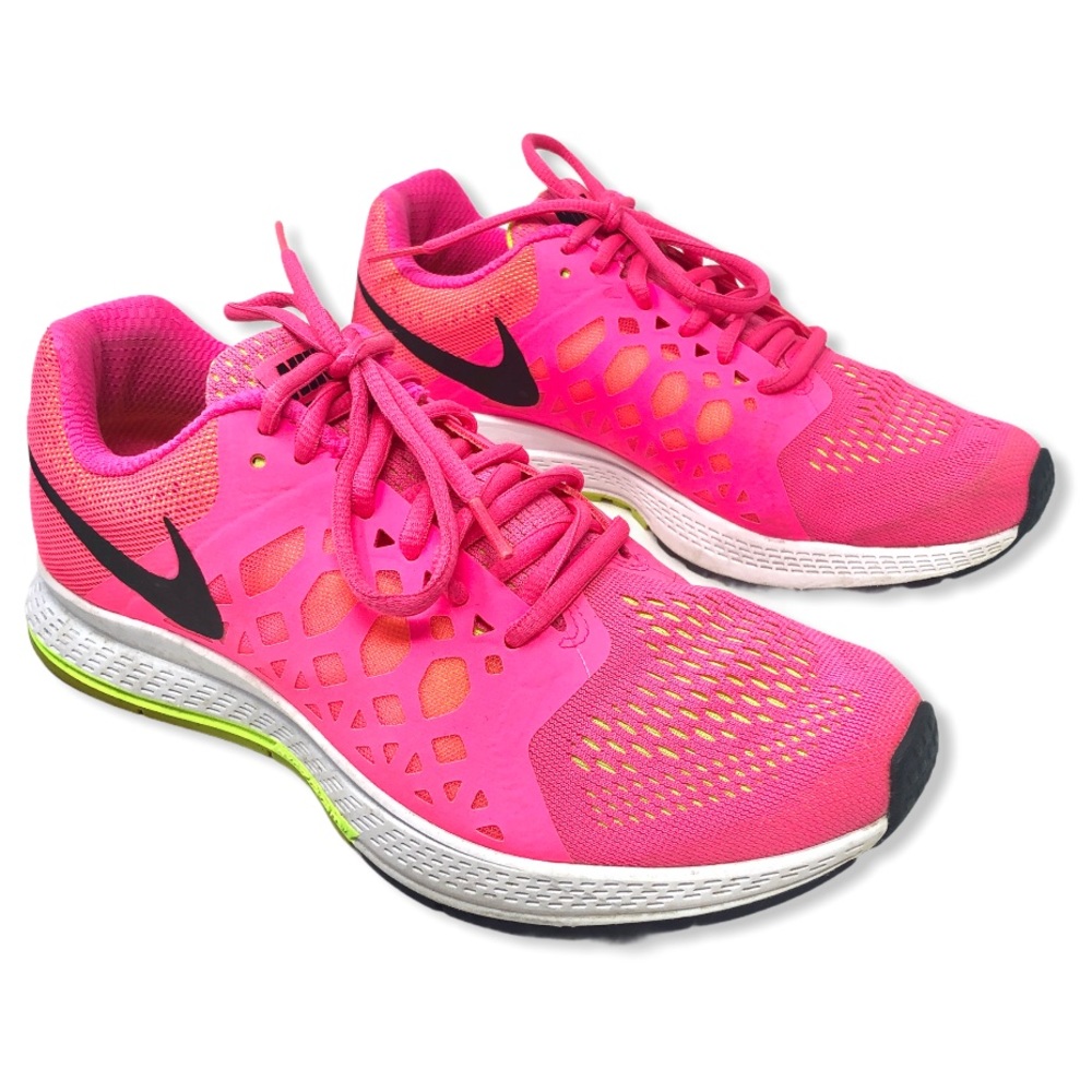 Nike Air Zoom Pegasus Running Shoes Neon Pink 8/39 - Picture 2 of 8
